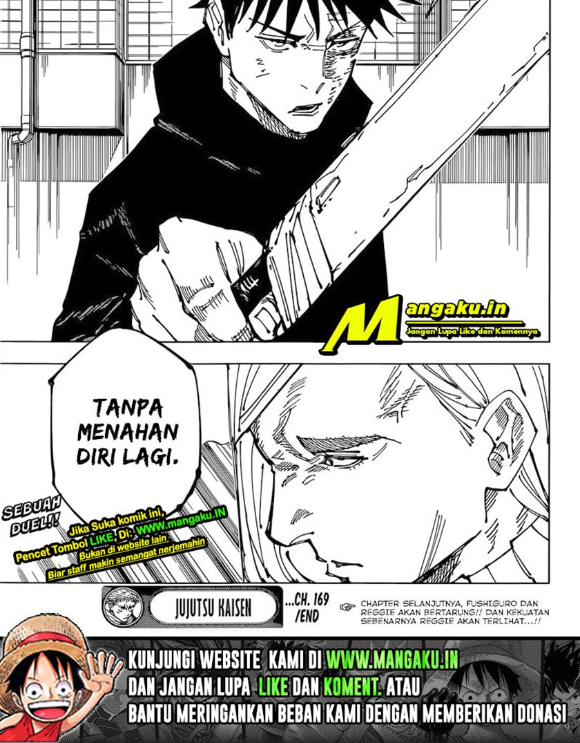 Jujutsu Kaisen Chapter 169 - halaman 23