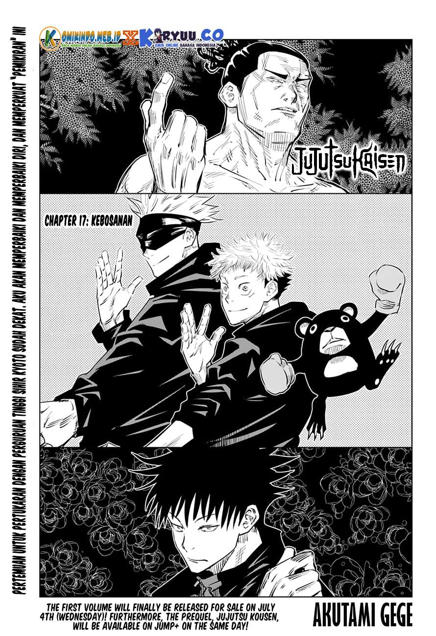 Jujutsu Kaisen Chapter 17 - halaman 3