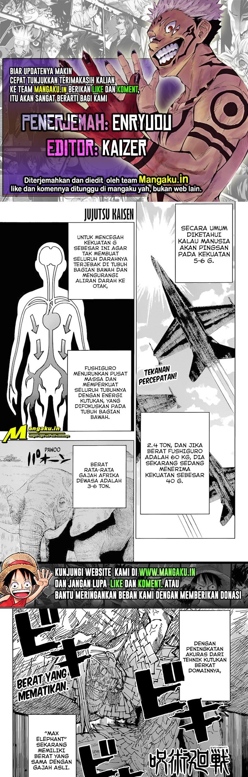Jujutsu Kaisen Chapter 172 - halaman 1