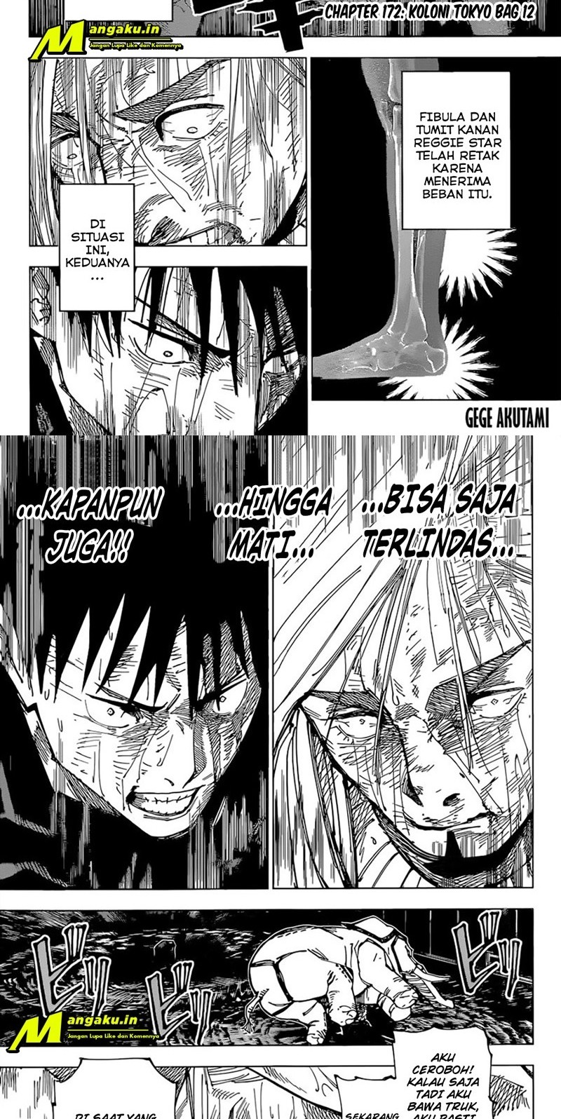 Jujutsu Kaisen Chapter 172 - halaman 2