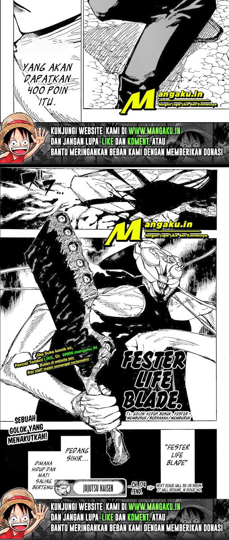 Jujutsu Kaisen Chapter 174 - halaman 11
