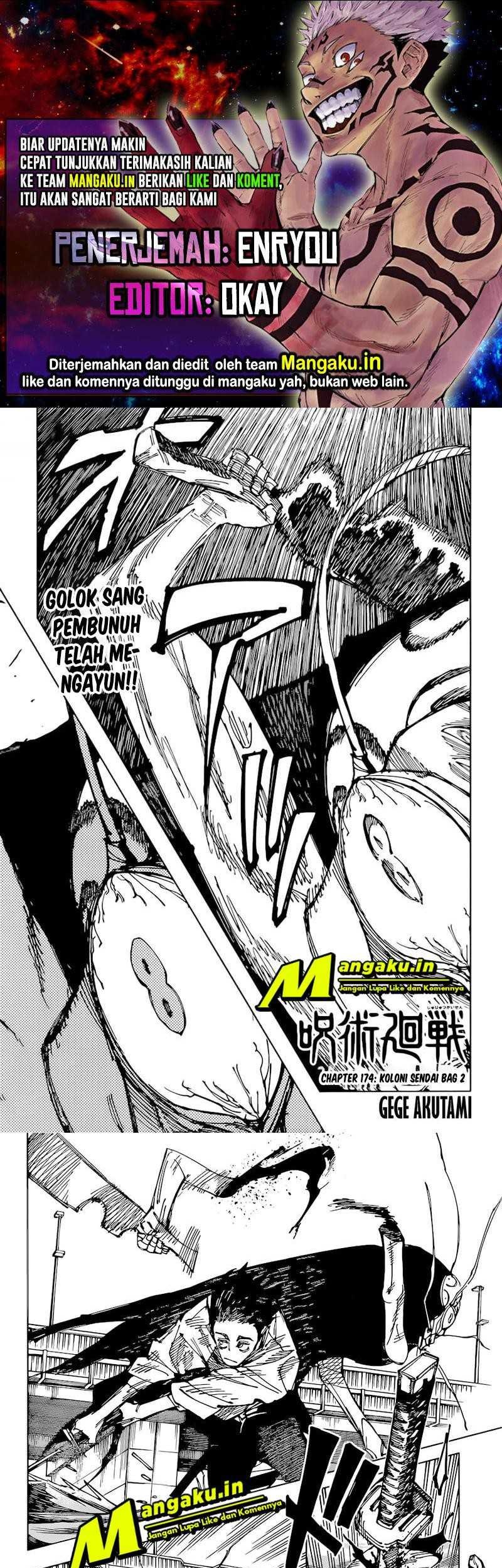 Jujutsu Kaisen Chapter 175 - halaman 1