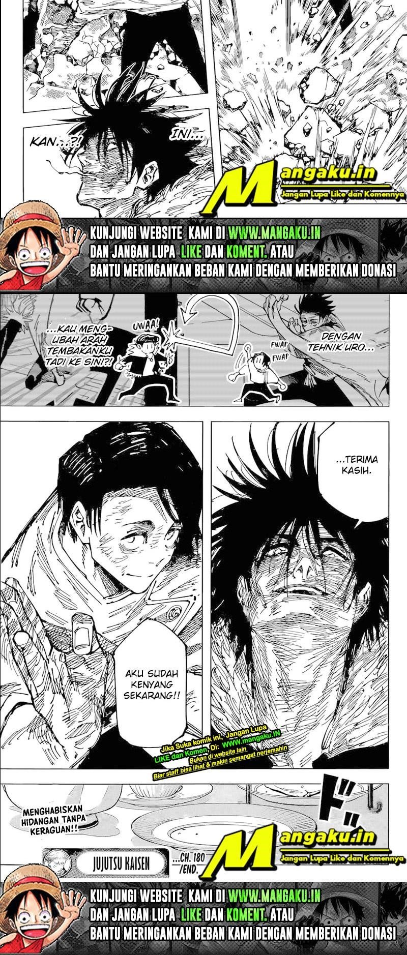Jujutsu Kaisen Chapter 180 - halaman 10