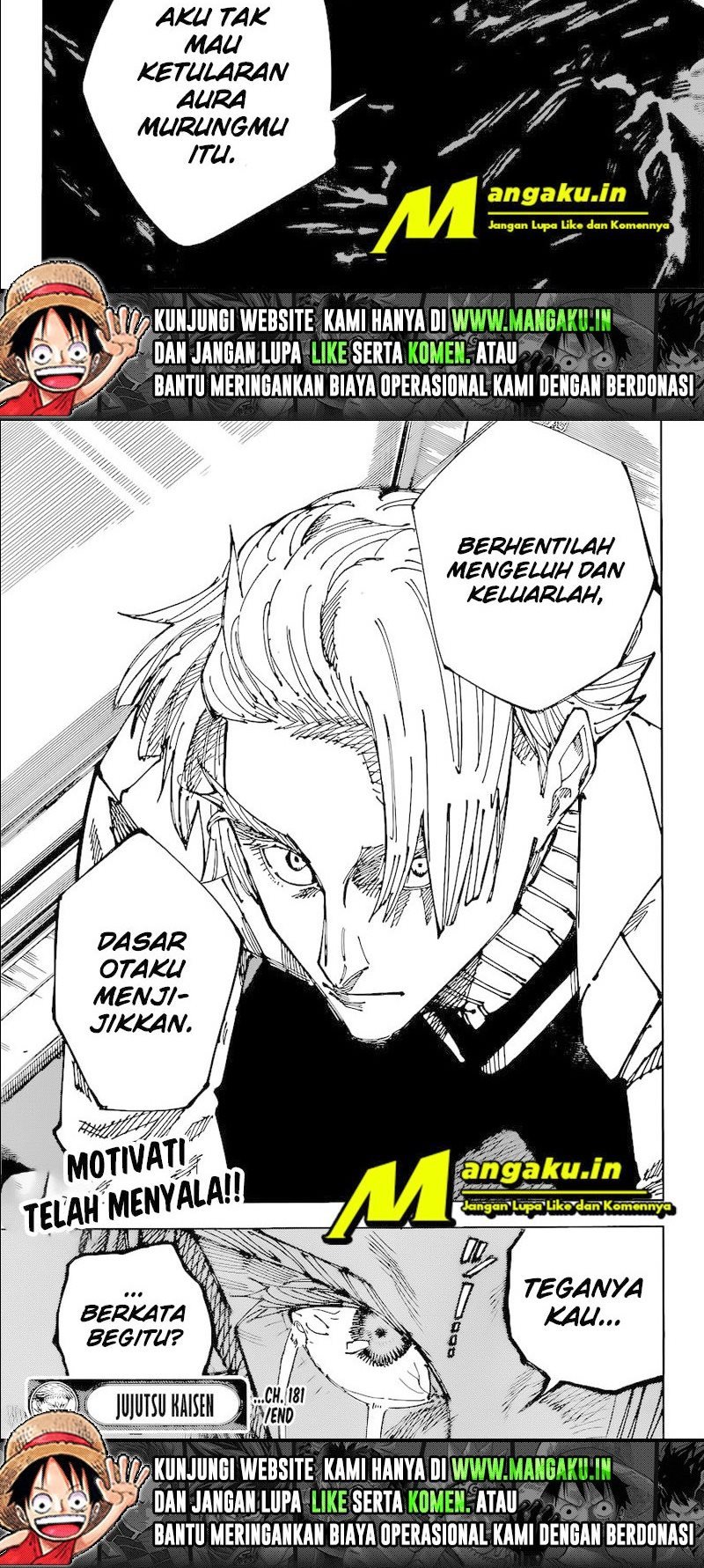 Jujutsu Kaisen Chapter 181 - halaman 20