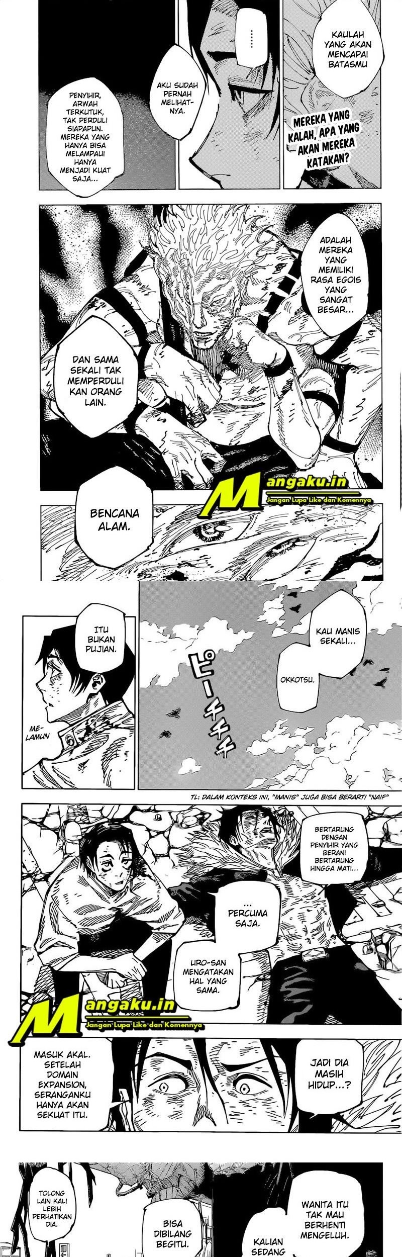 Jujutsu Kaisen Chapter 181 - halaman 4