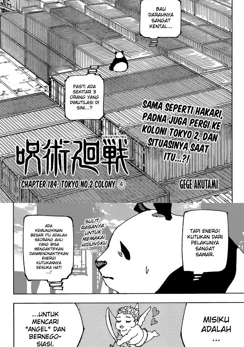 Jujutsu Kaisen Chapter 184 - halaman 2