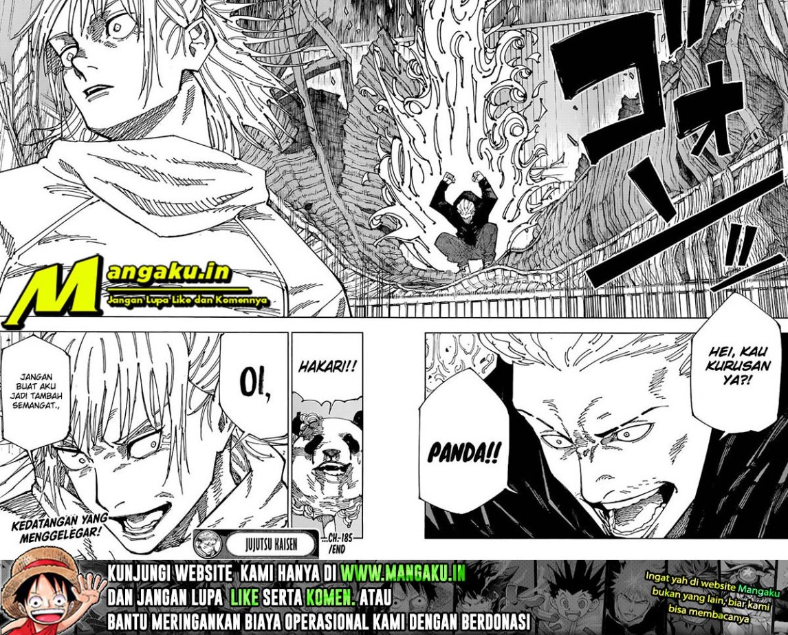 Jujutsu Kaisen Chapter 185 - halaman 19