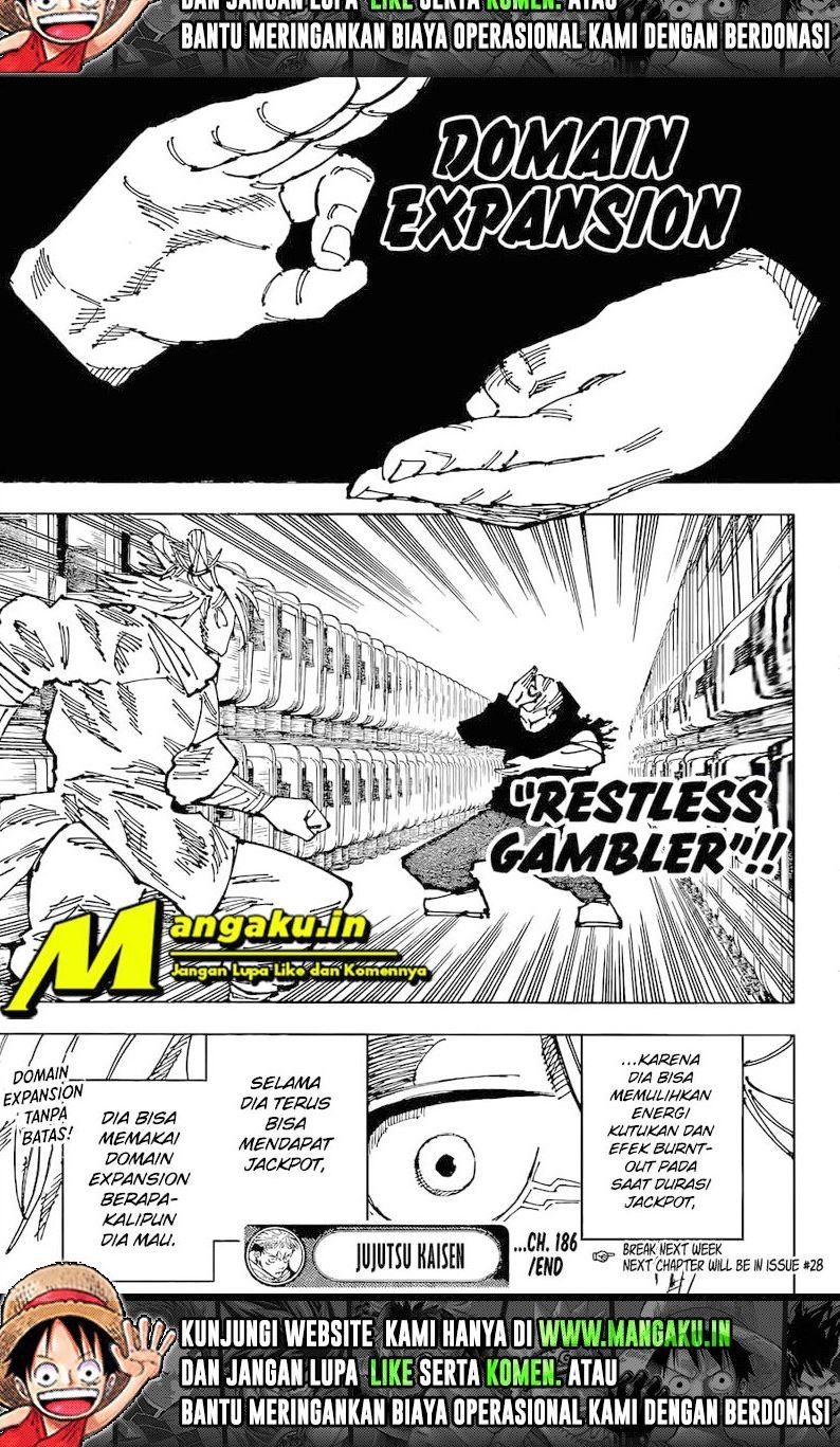 Jujutsu Kaisen Chapter 186 - halaman 16