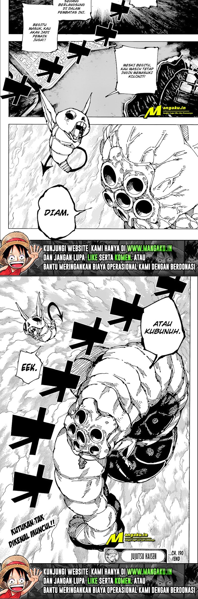 Jujutsu Kaisen Chapter 190 - halaman 9