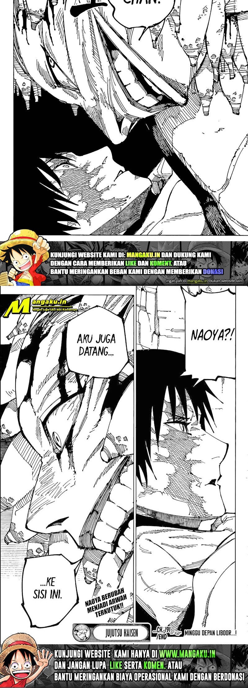Jujutsu Kaisen Chapter 191 - halaman 10