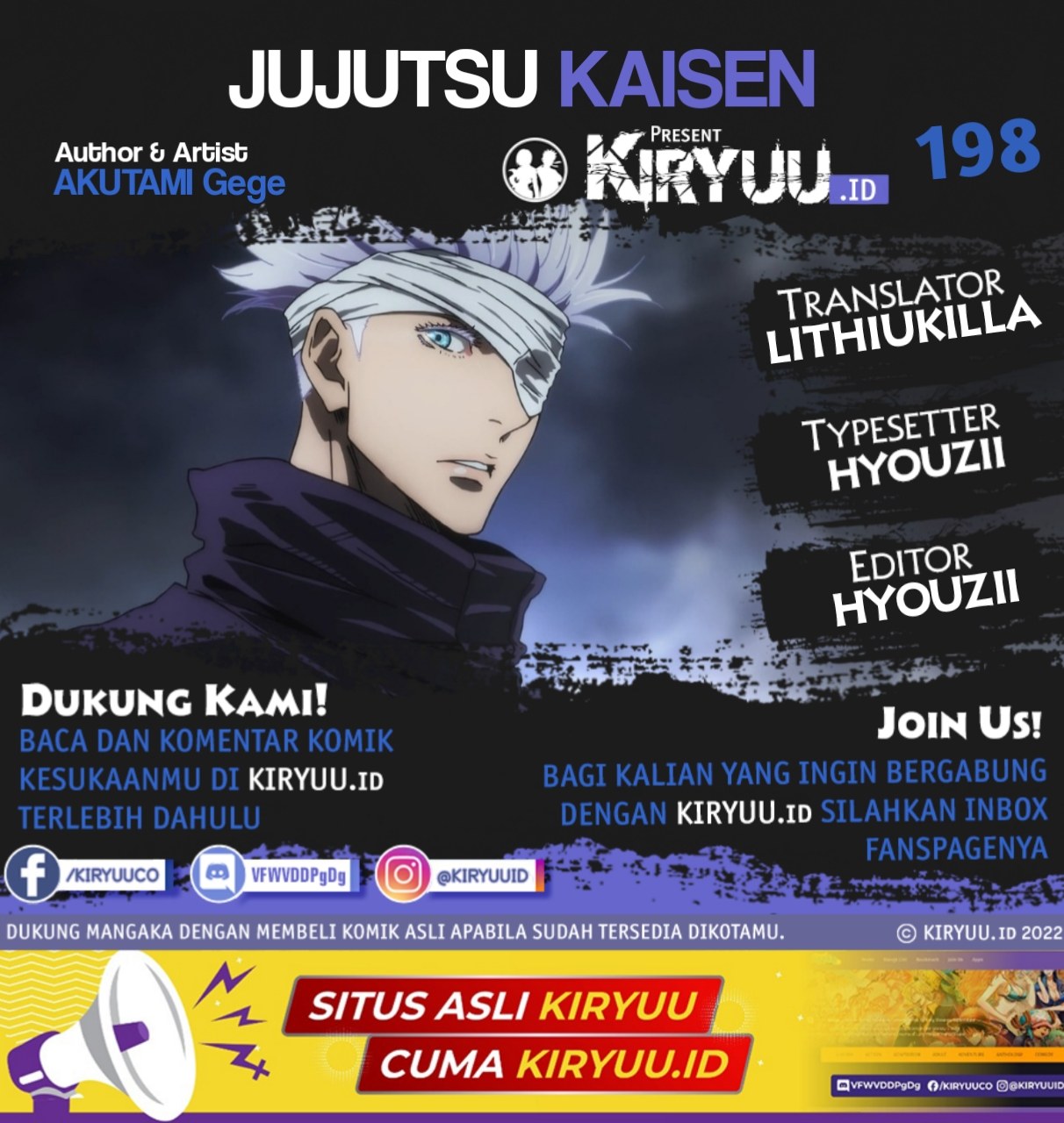 Jujutsu Kaisen Chapter 198 - halaman 1