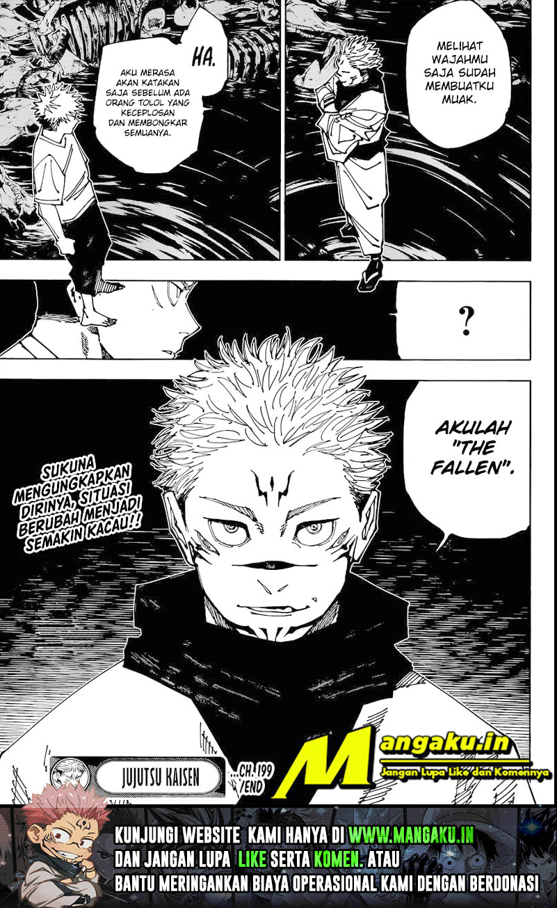 Jujutsu Kaisen Chapter 199 - halaman 20
