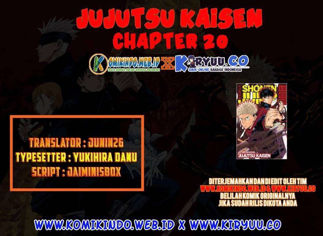 Jujutsu Kaisen Chapter 20 - halaman 4