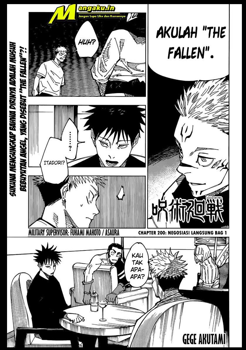 Jujutsu Kaisen Chapter 200 - halaman 2