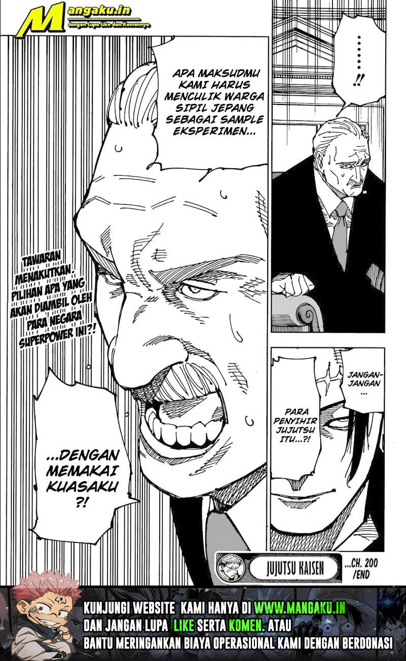 Jujutsu Kaisen Chapter 200 - halaman 20