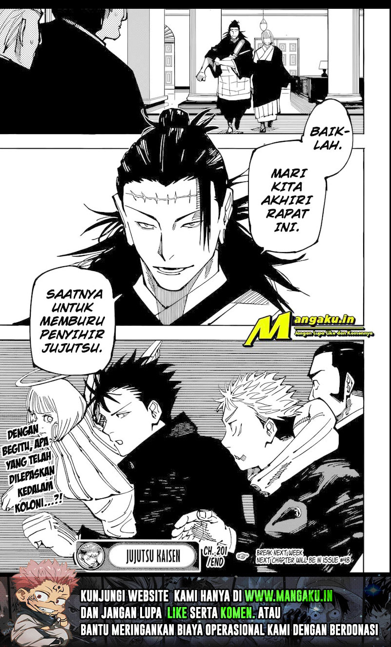 Jujutsu Kaisen Chapter 201 - halaman 19