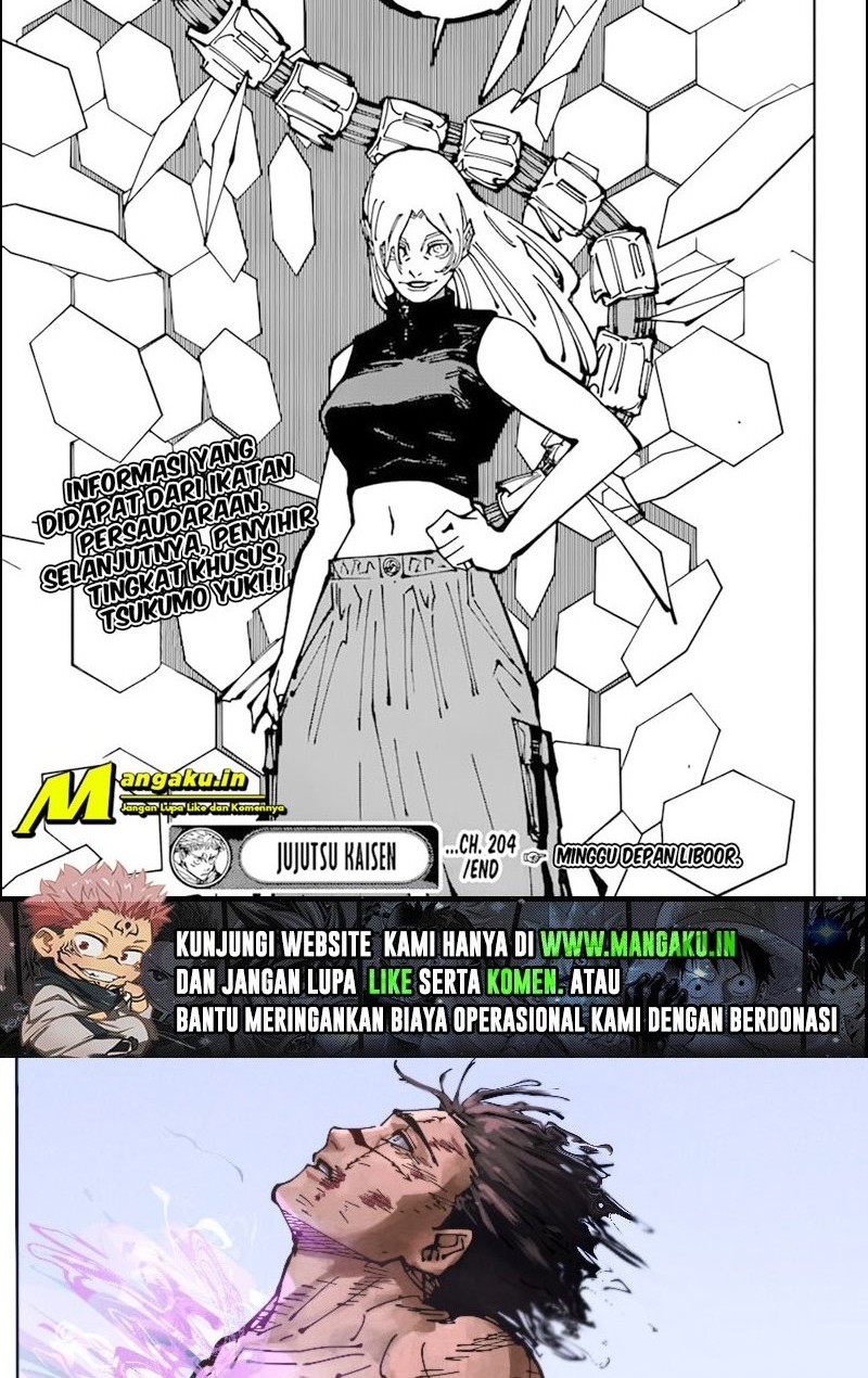 Jujutsu Kaisen Chapter 204 - halaman 11
