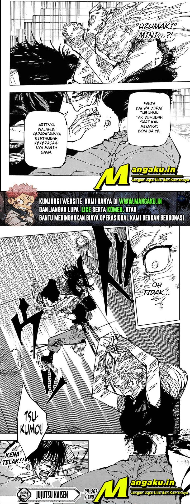 Jujutsu Kaisen Chapter 207 - halaman 10