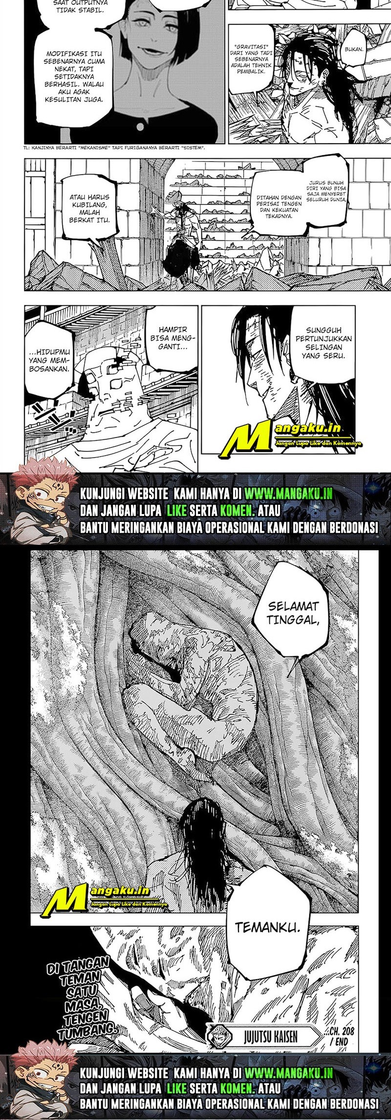 Jujutsu Kaisen Chapter 208 - halaman 9
