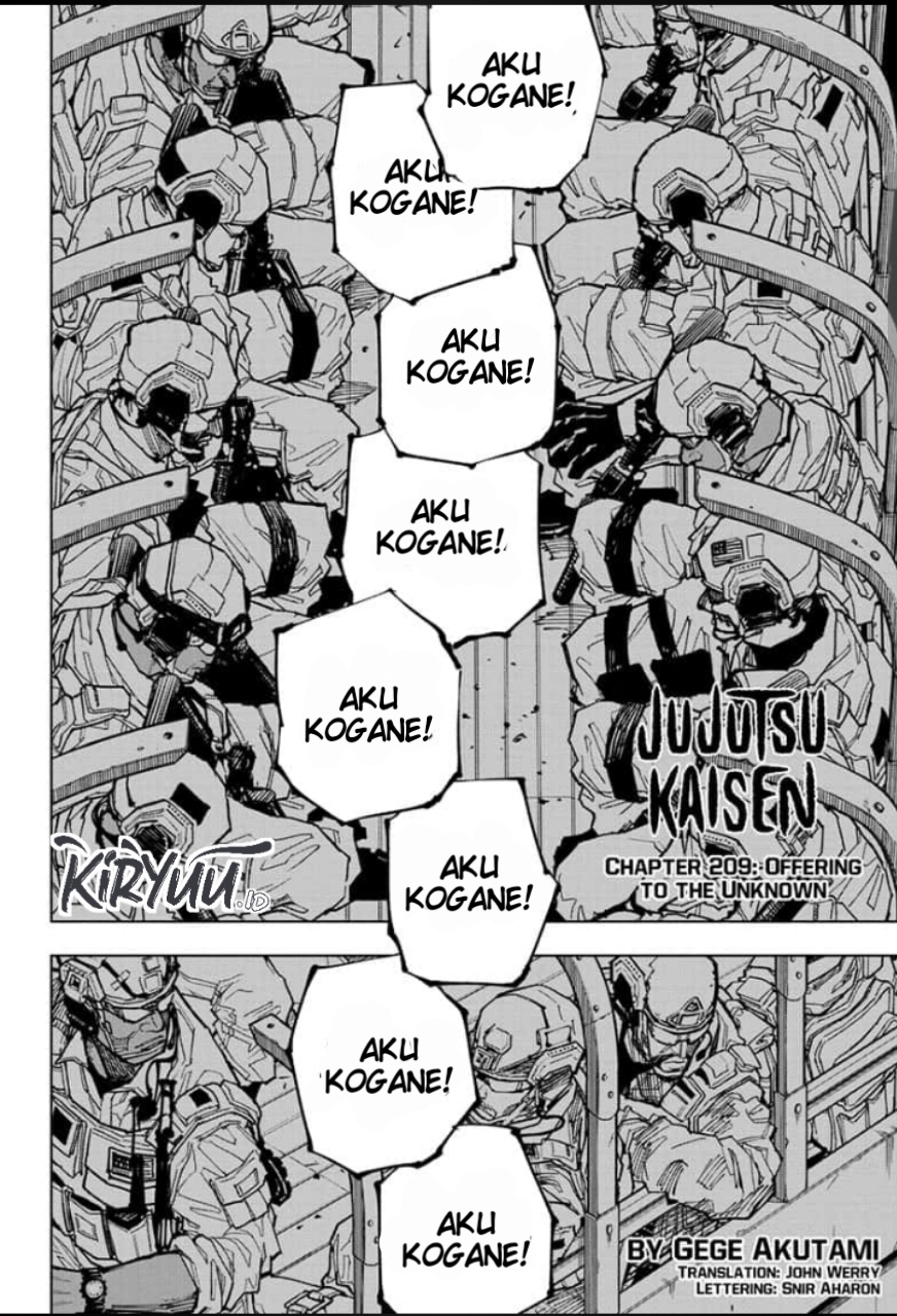 Jujutsu Kaisen Chapter 209 - halaman 3