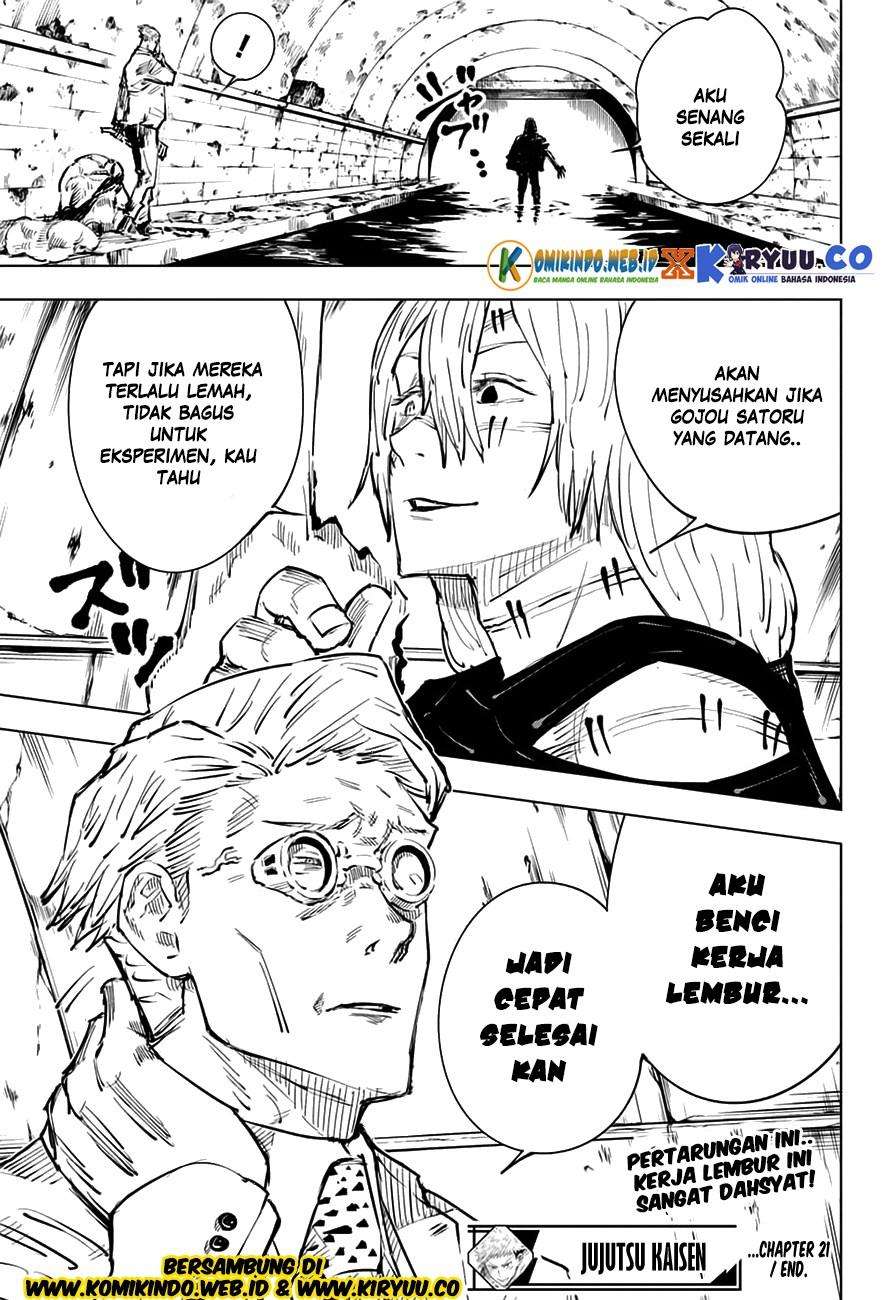 Jujutsu Kaisen Chapter 21 - halaman 19