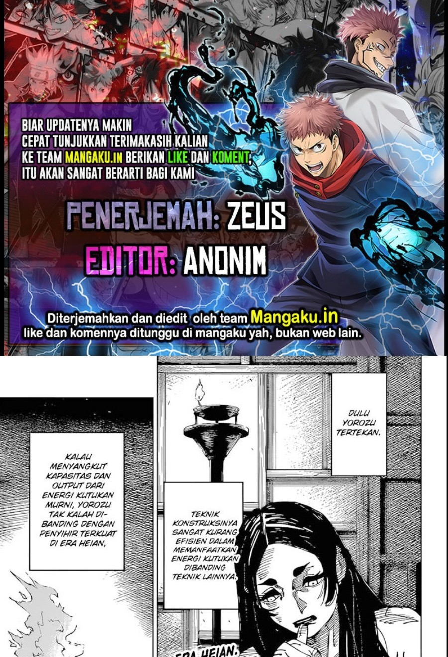 Jujutsu Kaisen Chapter 218 - halaman 1
