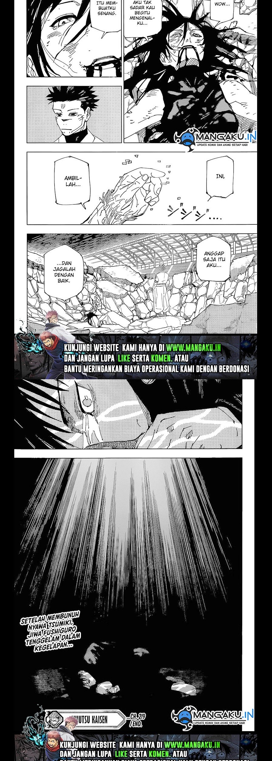 Jujutsu Kaisen Chapter 219 - halaman 19