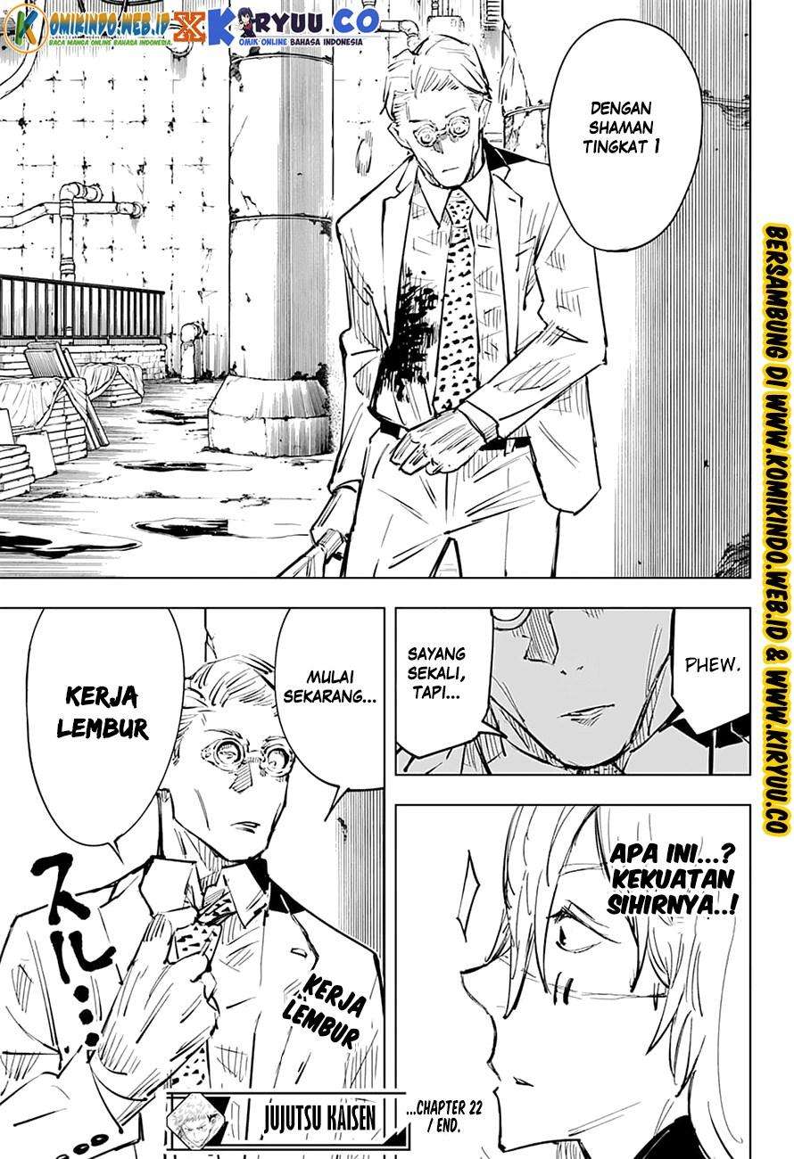 Jujutsu Kaisen Chapter 22 - halaman 22