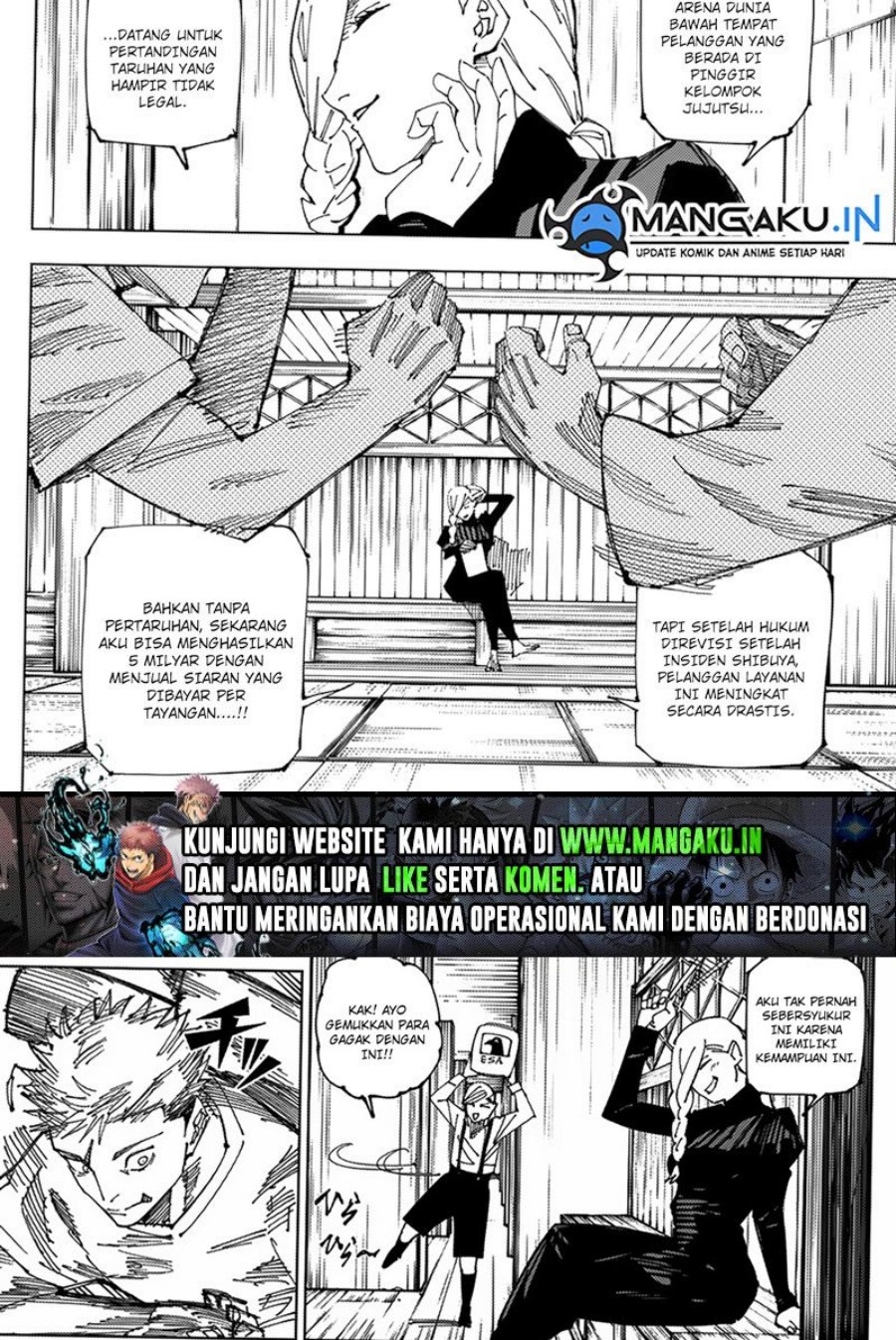 Jujutsu Kaisen Chapter 222 - halaman 9
