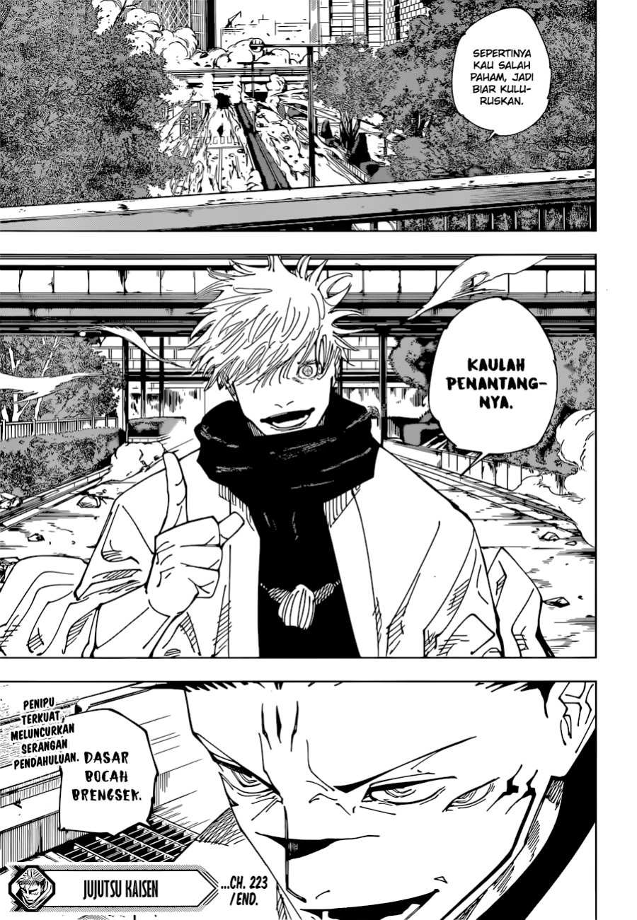 Jujutsu Kaisen Chapter 223 - halaman 18