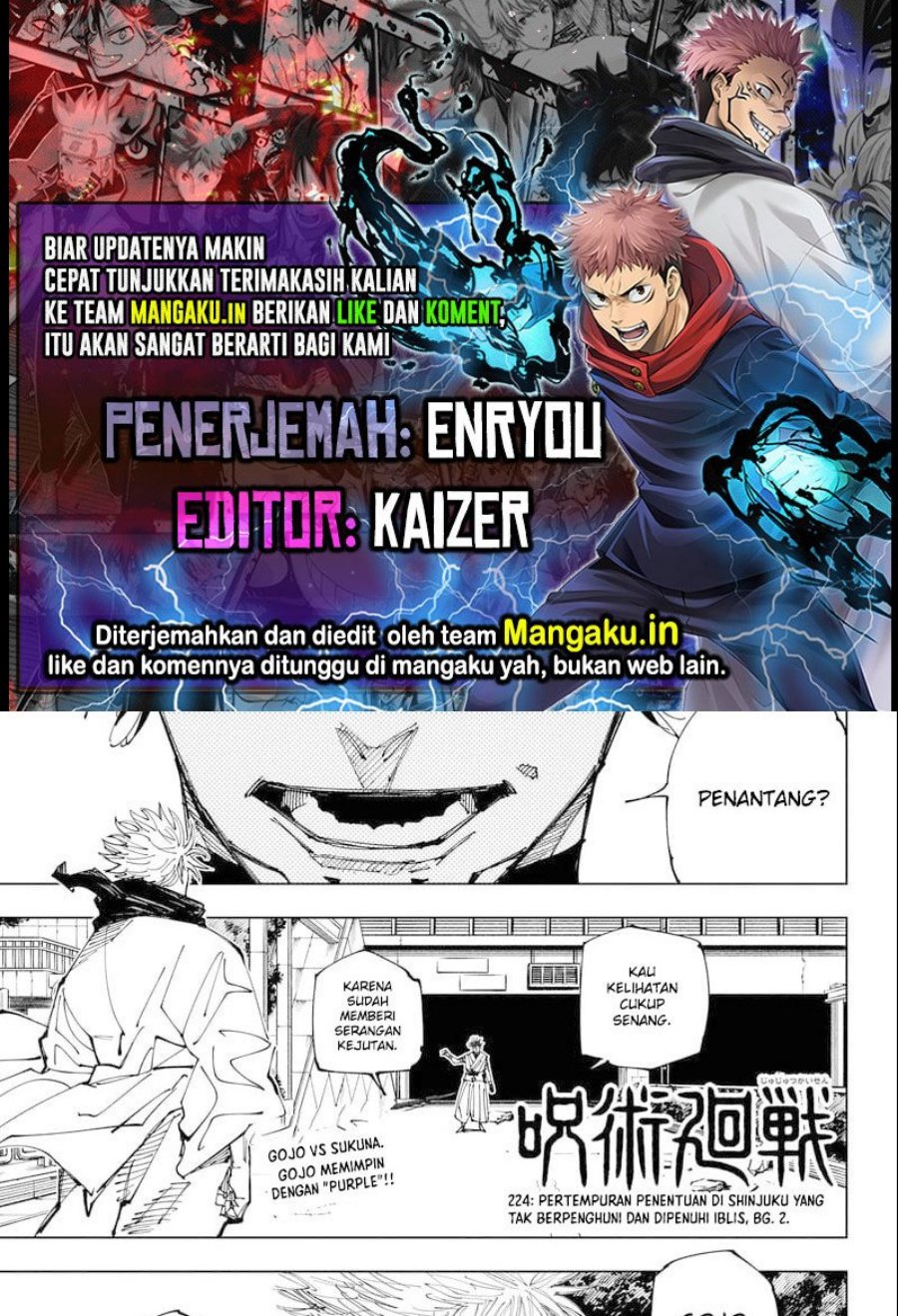 Jujutsu Kaisen Chapter 224 - halaman 1