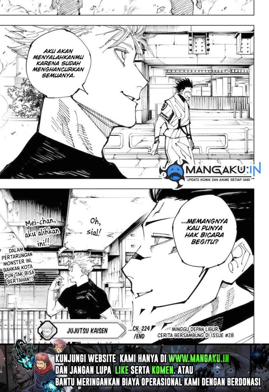 Jujutsu Kaisen Chapter 224 - halaman 20