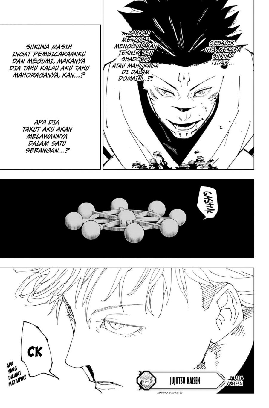 Jujutsu Kaisen Chapter 228 - halaman 19