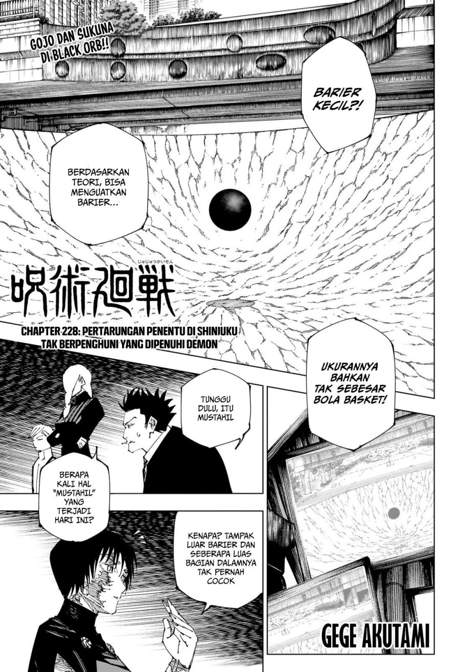 Jujutsu Kaisen Chapter 228 - halaman 2