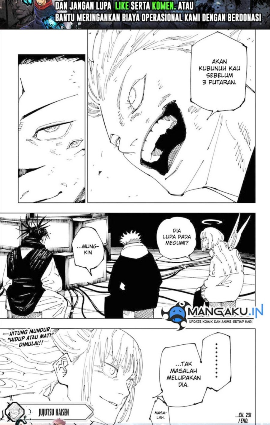Jujutsu Kaisen Chapter 231 - halaman 17