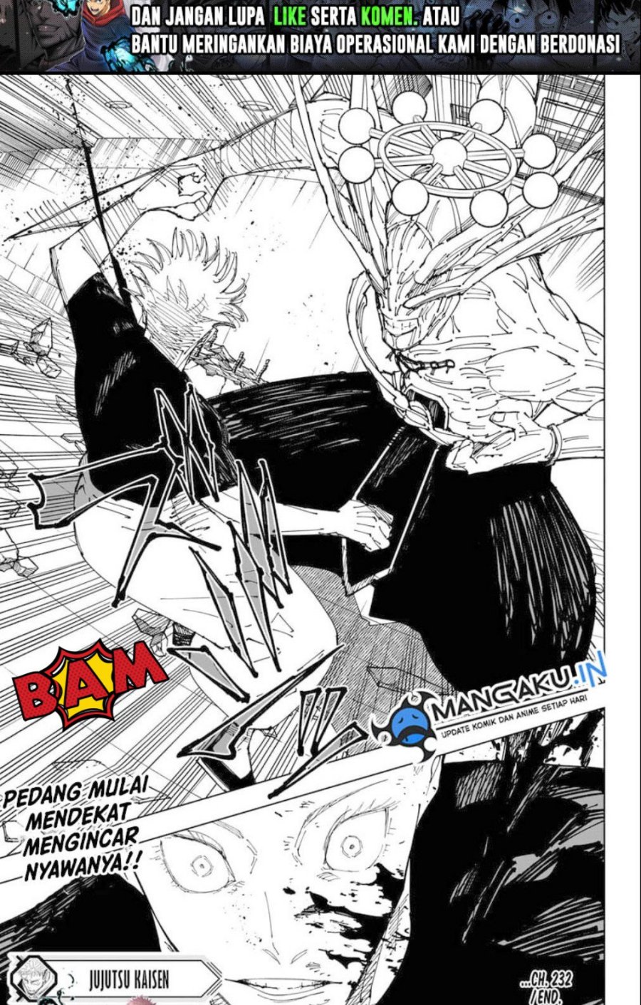 Jujutsu Kaisen Chapter 232 - halaman 17