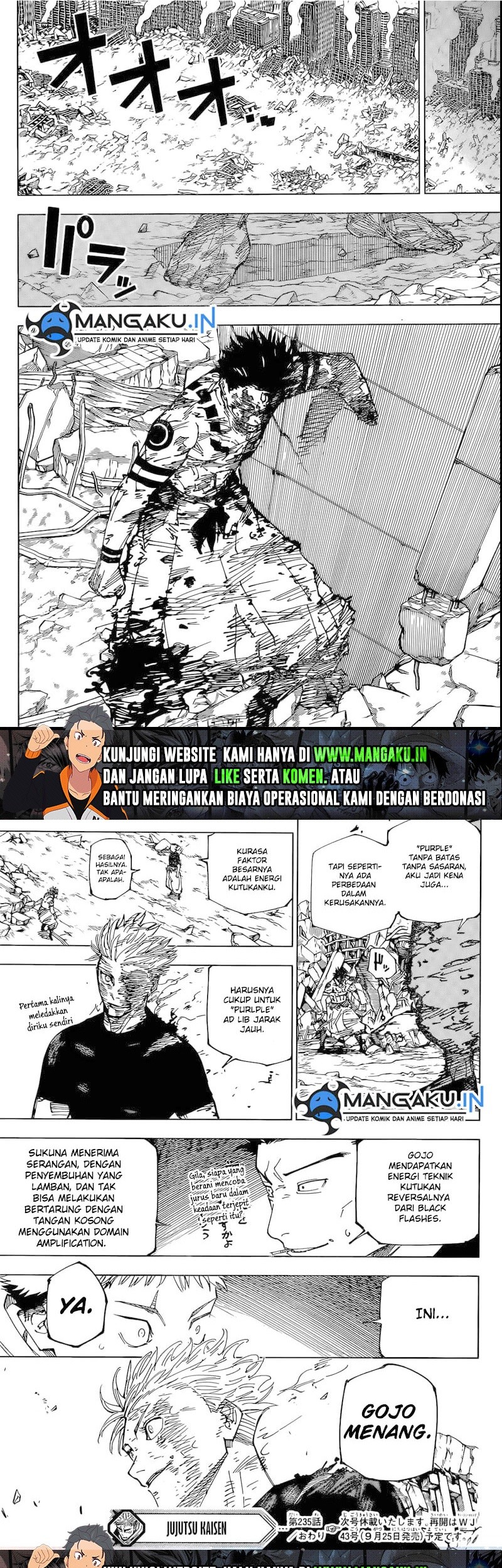 Jujutsu Kaisen Chapter 235 - halaman 11