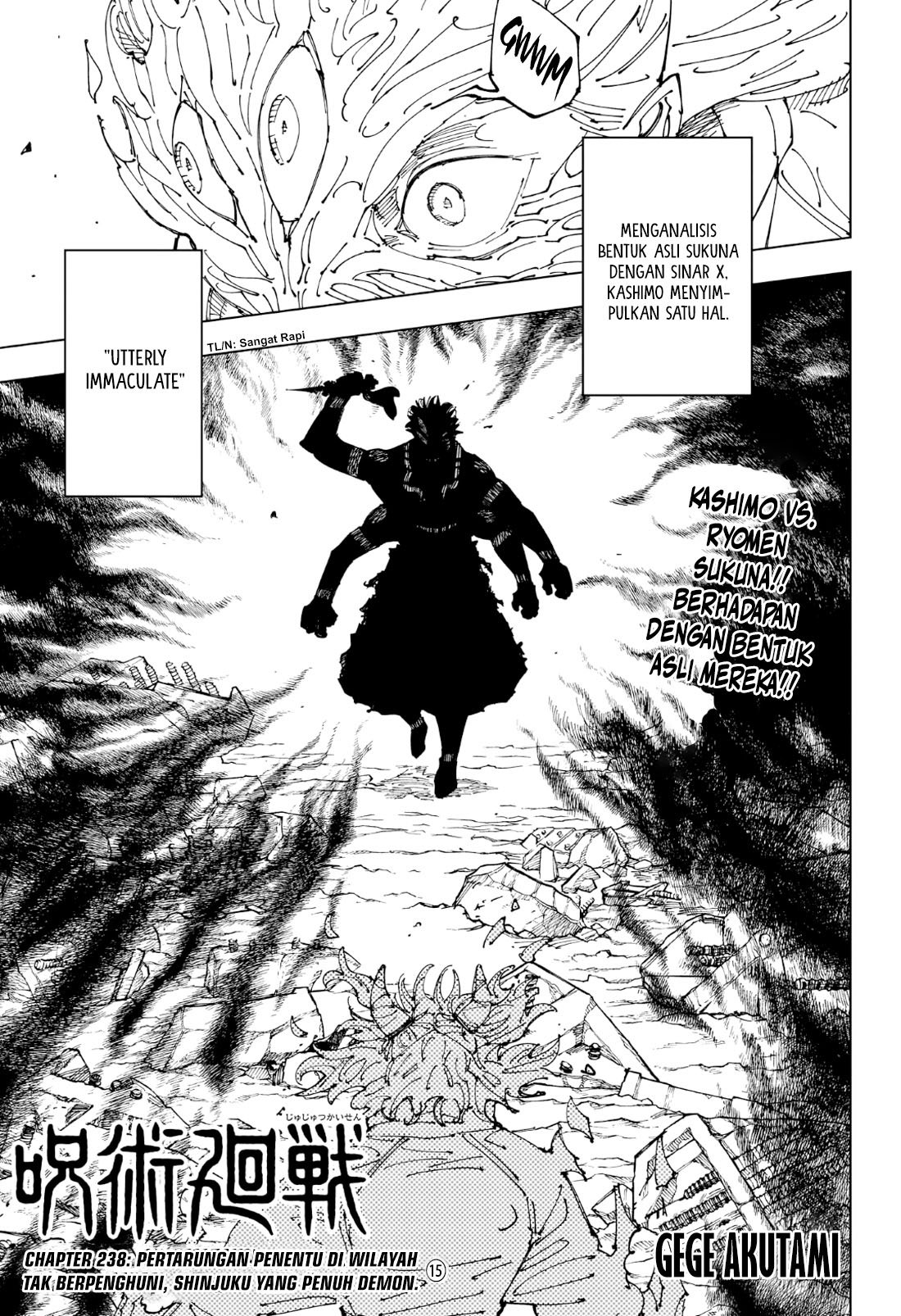 Jujutsu Kaisen Chapter 238 - halaman 3
