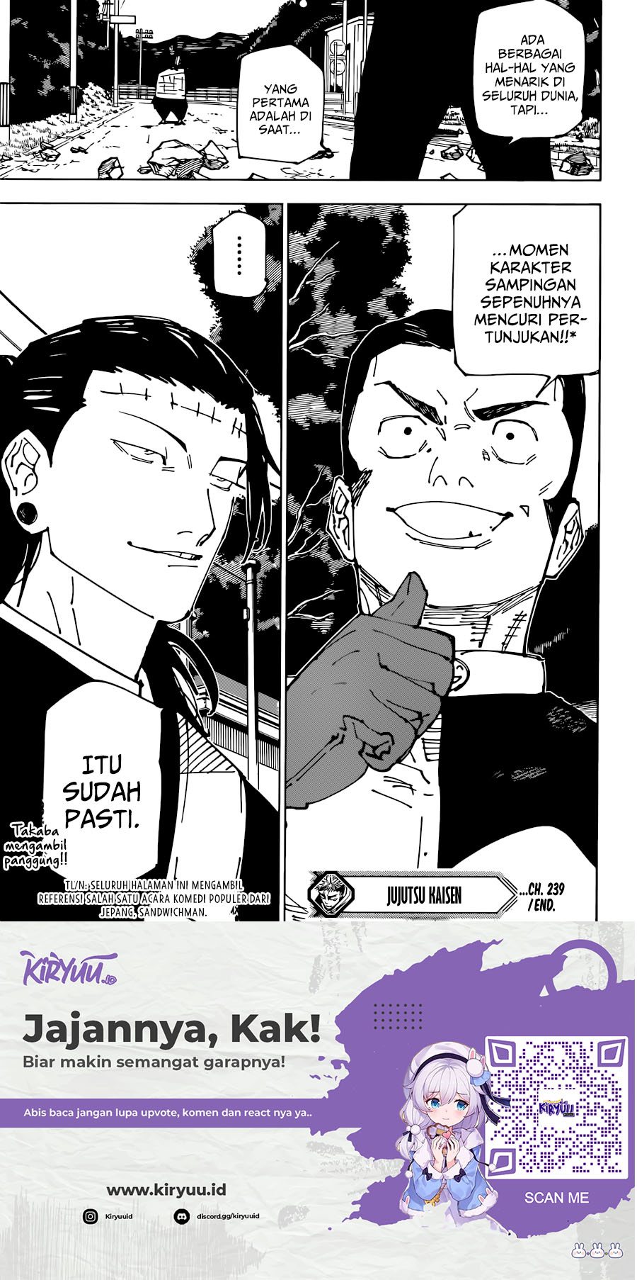 Jujutsu Kaisen Chapter 239 - halaman 19