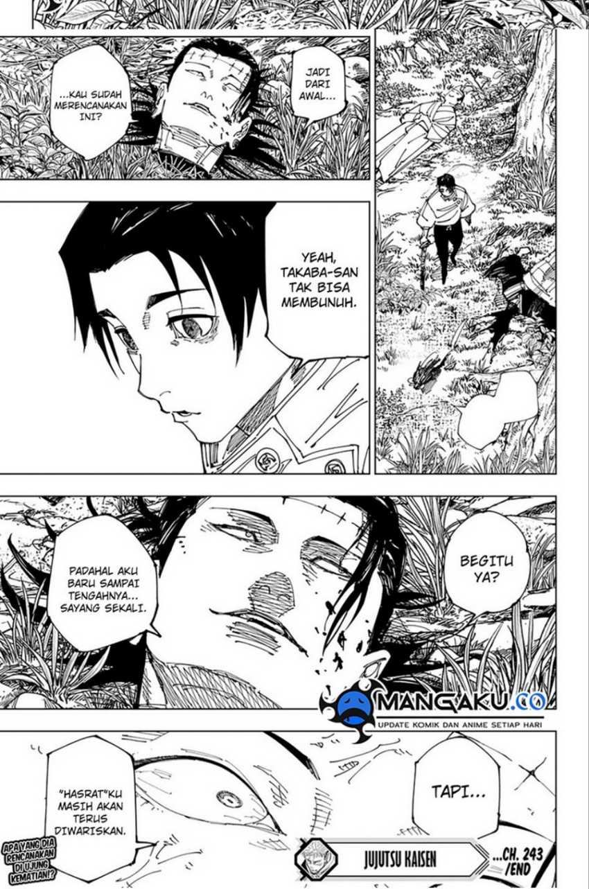Jujutsu Kaisen Chapter 243 - halaman 16
