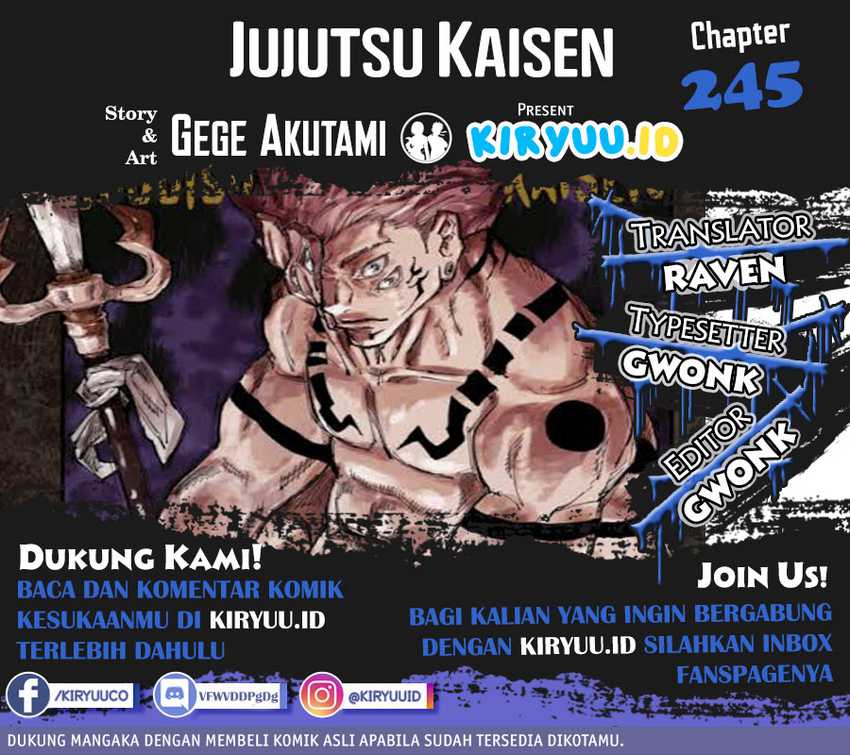 Jujutsu Kaisen Chapter 245 - halaman 1
