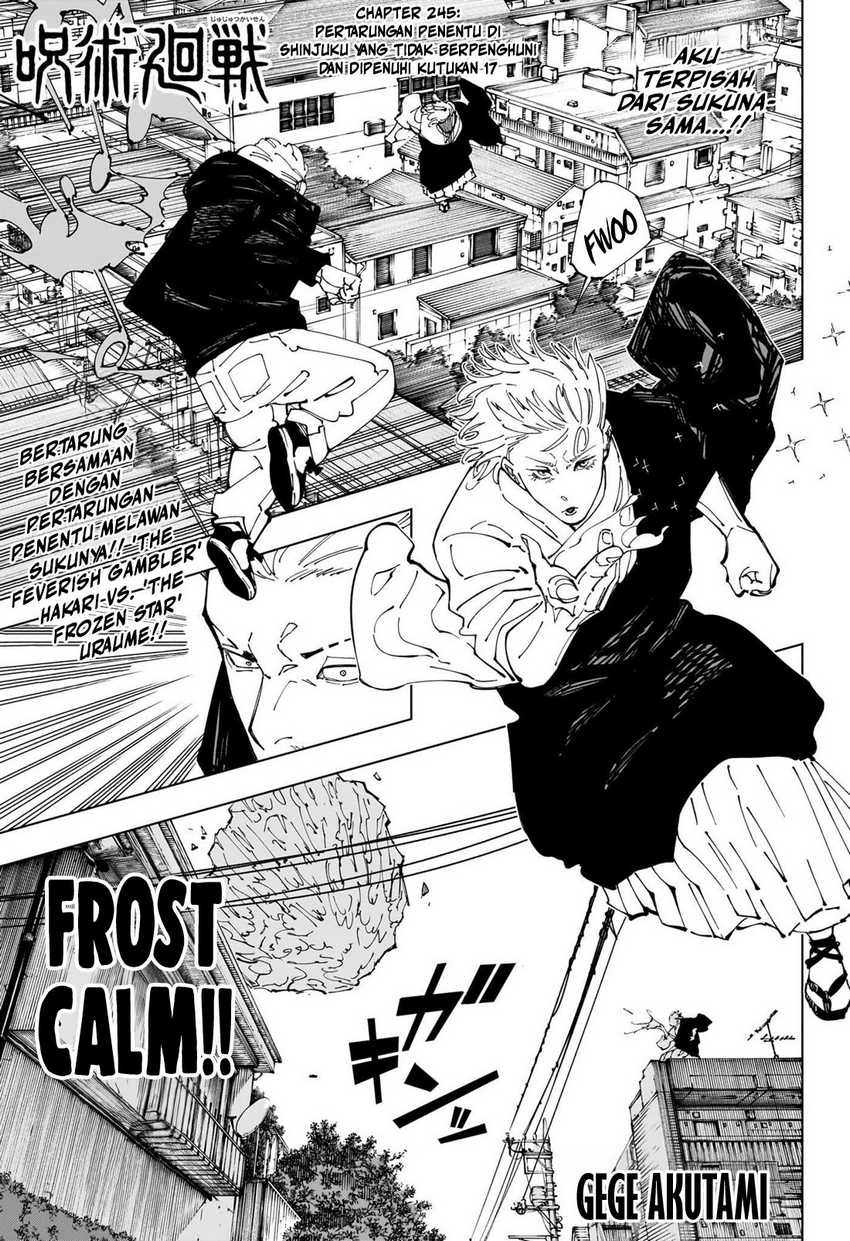 Jujutsu Kaisen Chapter 245 - halaman 3