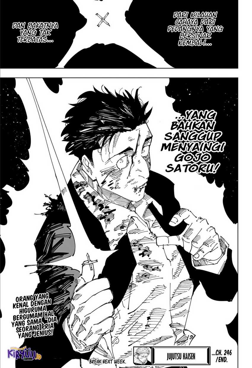 Jujutsu Kaisen Chapter 246 - halaman 20