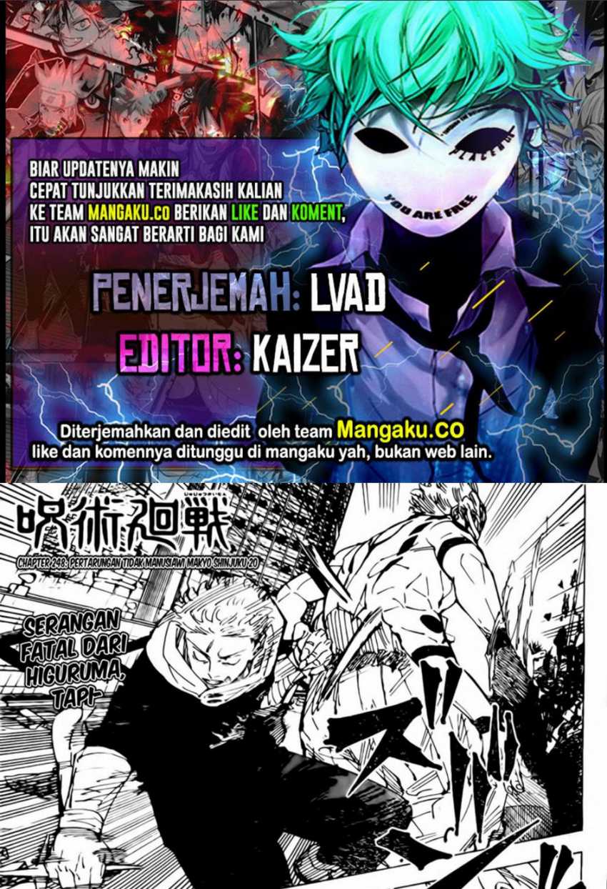 Jujutsu Kaisen Chapter 248 - halaman 1