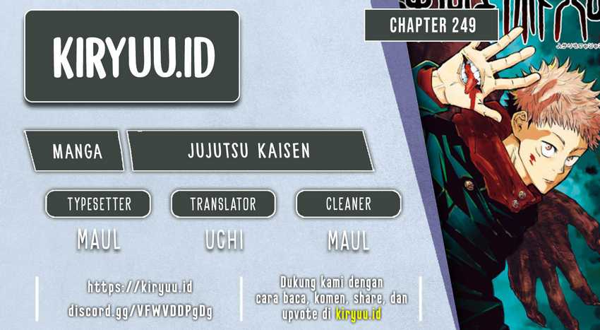 Jujutsu Kaisen Chapter 249 - halaman 1