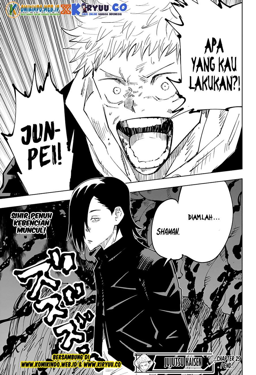 Jujutsu Kaisen Chapter 25 - halaman 22