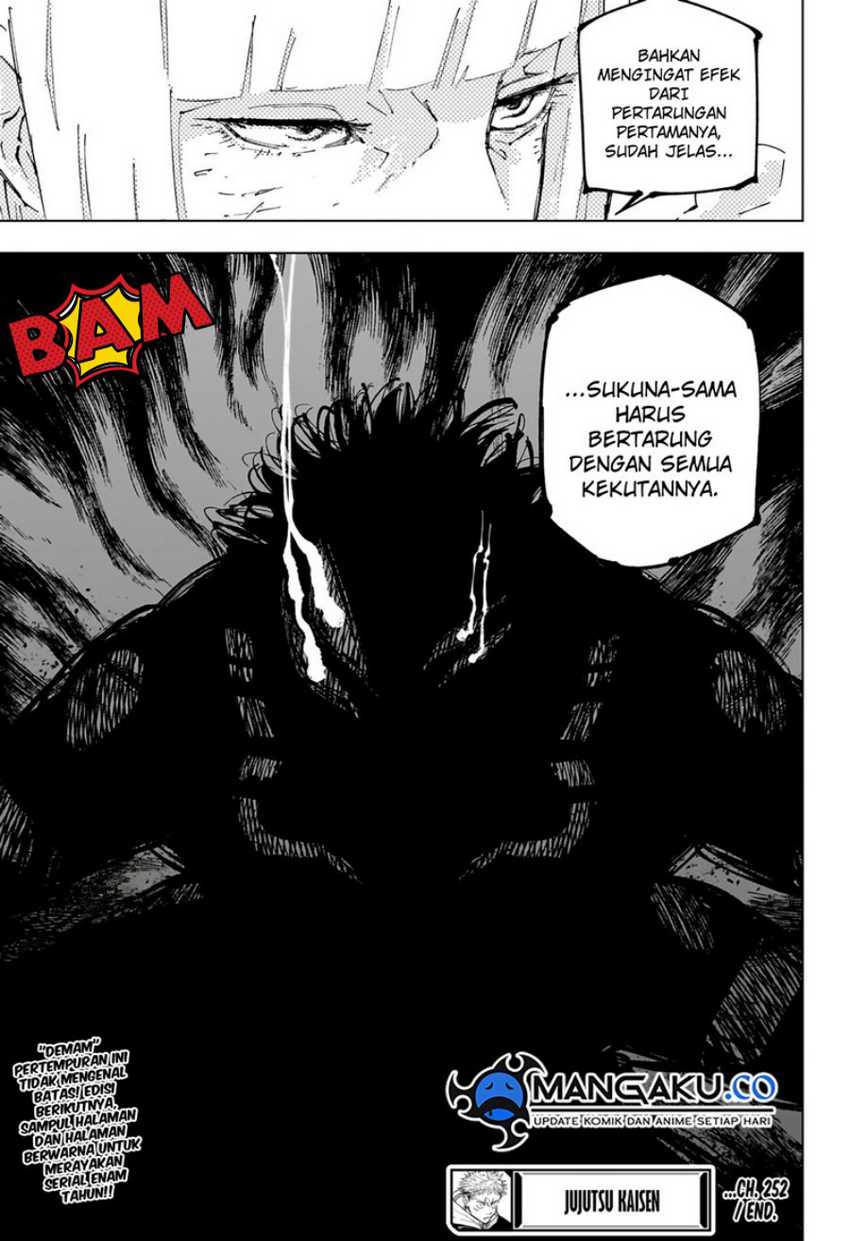 Jujutsu Kaisen Chapter 252 - halaman 19