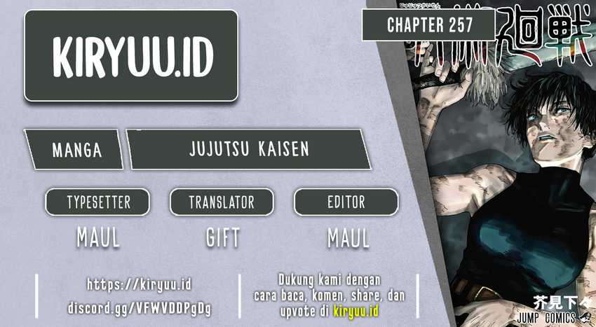 Jujutsu Kaisen Chapter 257 - halaman 1