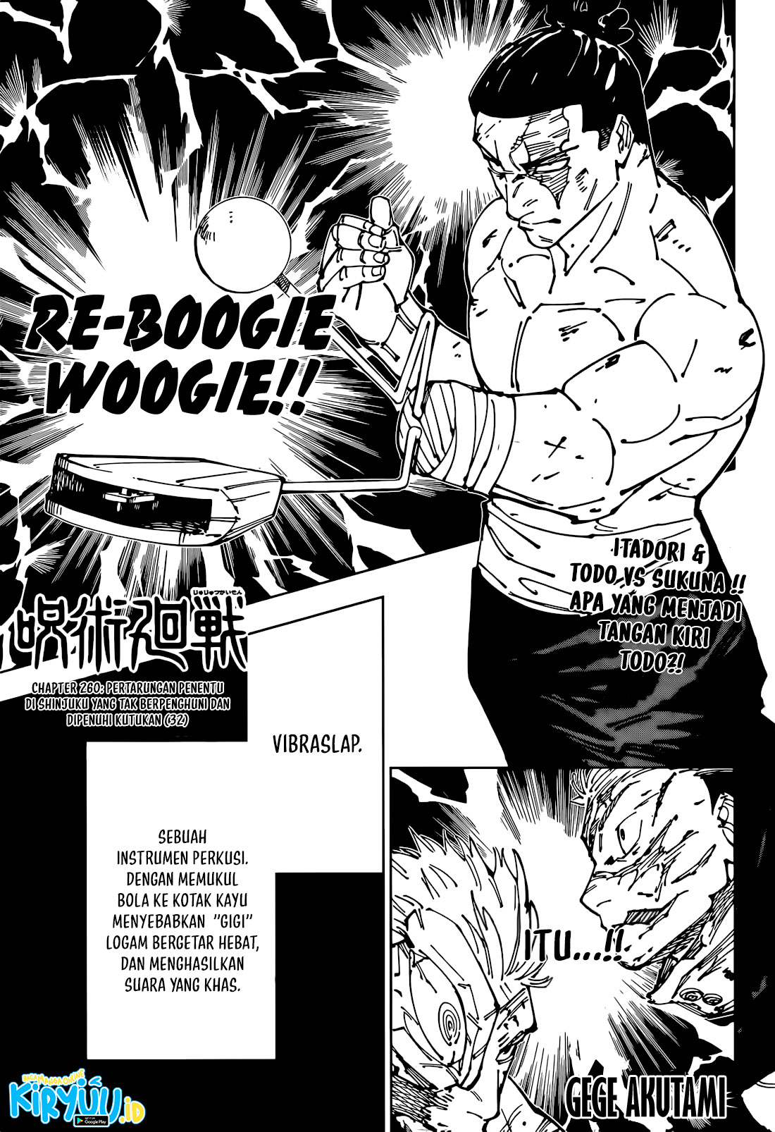 Jujutsu Kaisen Chapter 260 - halaman 2