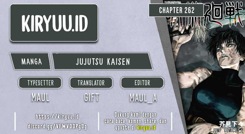 Jujutsu Kaisen Chapter 262 - halaman 1